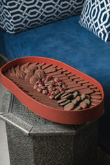 Stand Oval Tray Large