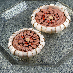 Double Leather Tray