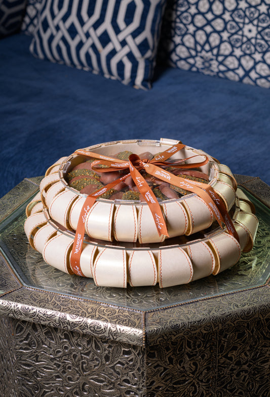 Double Leather Tray